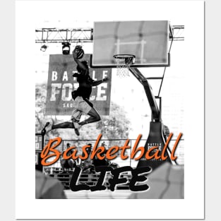 basketball life - basketball gift Posters and Art